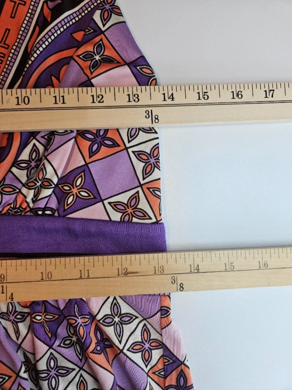 Tory Burch Geometric Silk Maxi Dress Purple Women's Size S Preppy Boho Summer